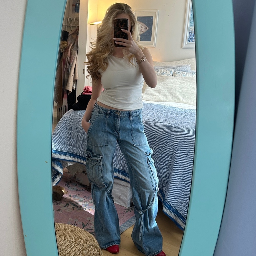 Zara cargo jeans